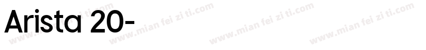 Arista 20字体转换